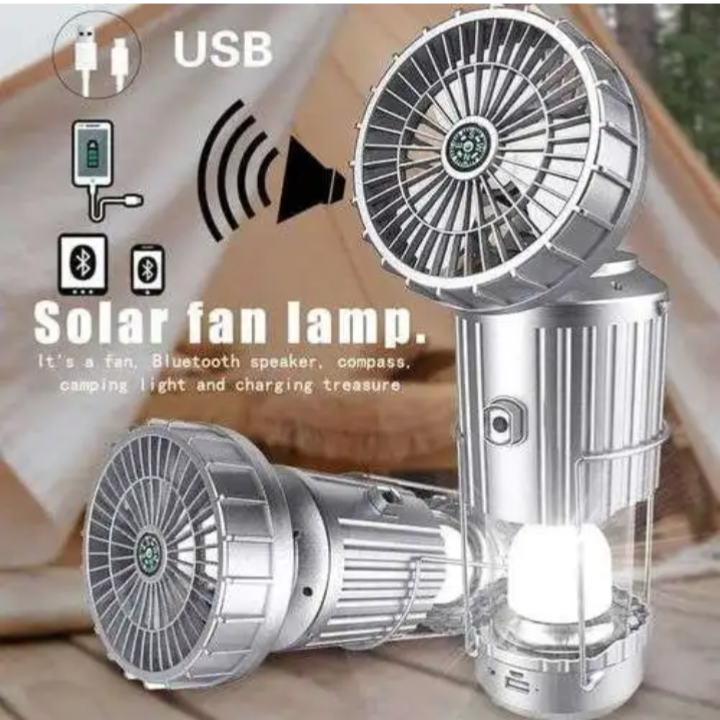 Camping light+fan