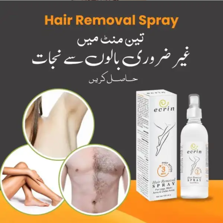 Hair removal spray