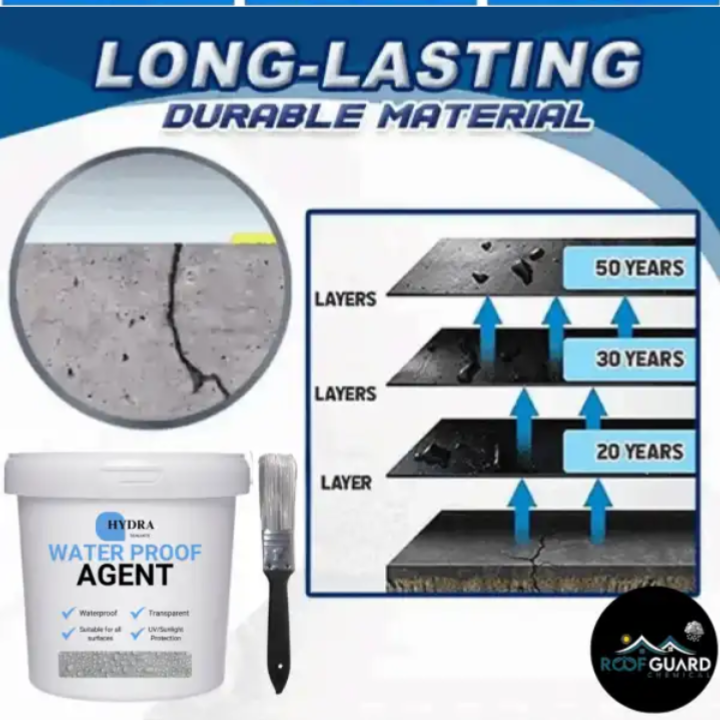 Transparent waterproof aligent